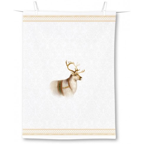 Кухненска кърпа 70х50см Christmas Reindeer златиста Кухненска кърпа 70х50см Christmas Reindeer златиста